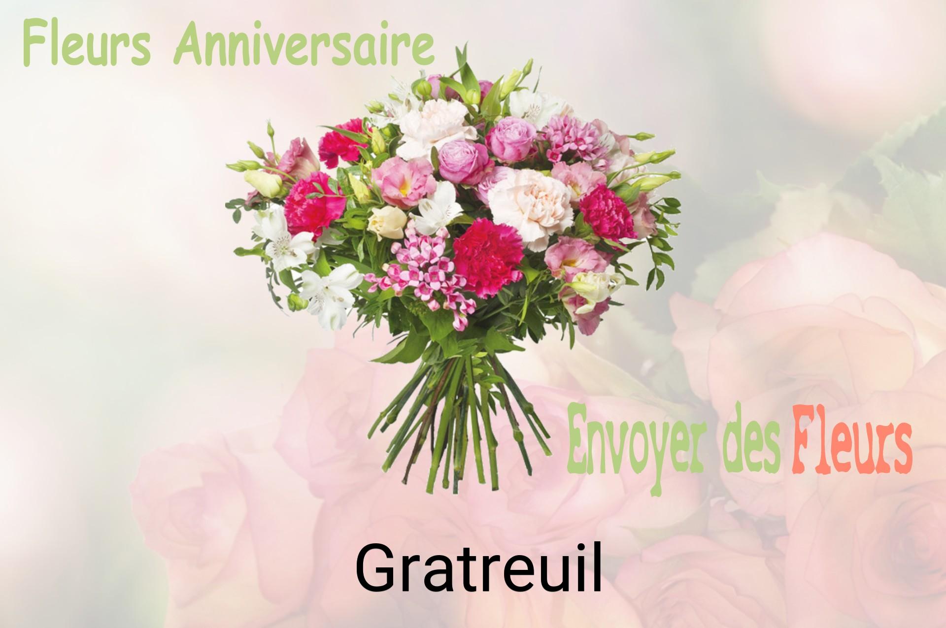 Bouquet de fleurs d’anniversaire livré à Gratreuil